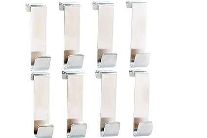 8 teilige Kleiderhaken Türhaken Badezimmerhaken Tür Gaderobe