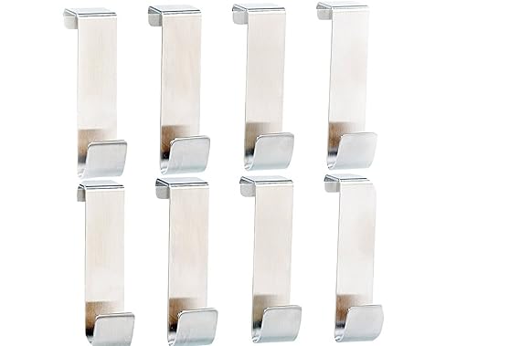 8 teilige Kleiderhaken Türhaken Badezimmerhaken Tür Gaderobe