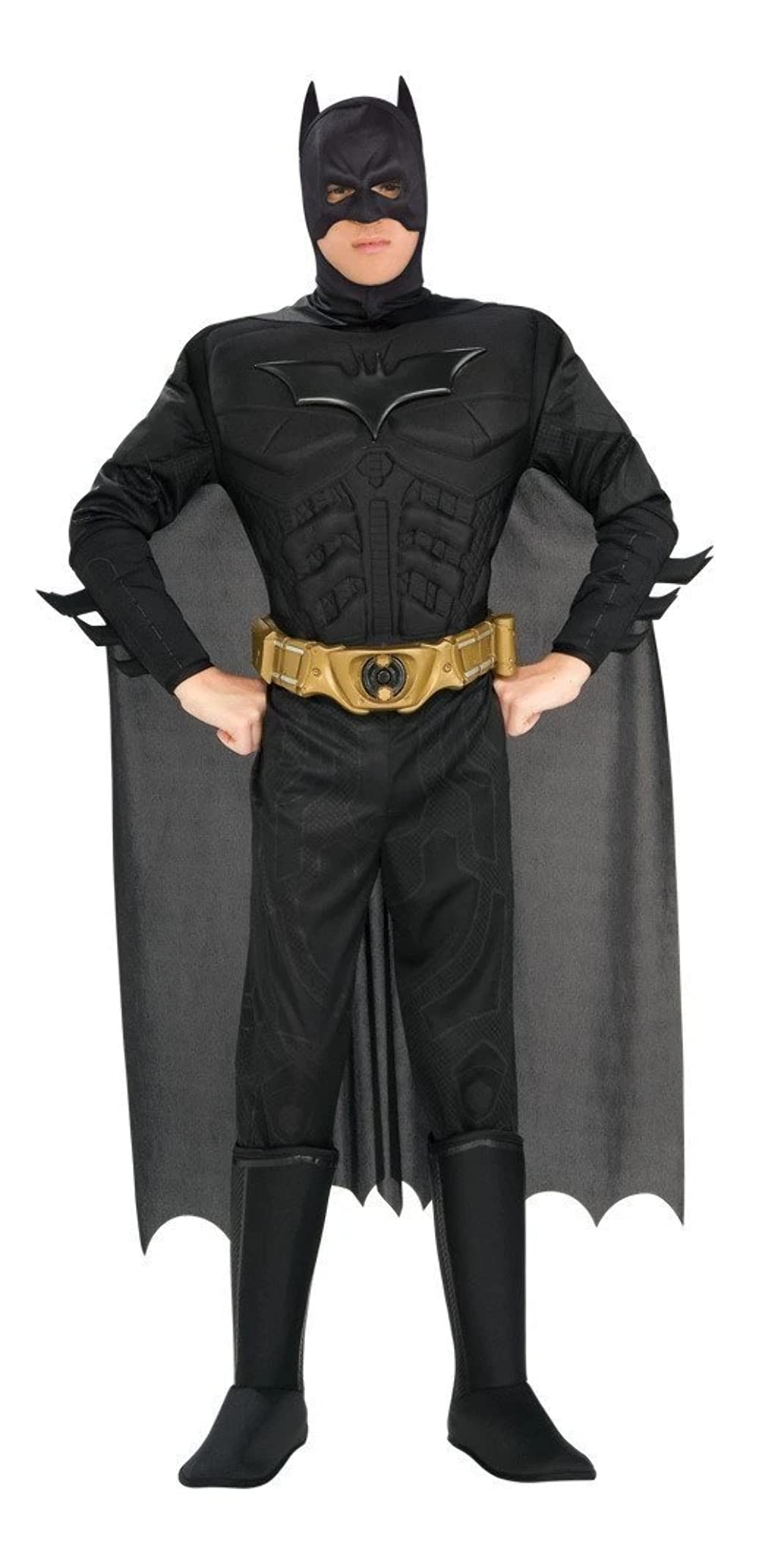 Photo 1 of The Dark Knight Batman Deluxe Muscle Chest Costume, Black, X-Large