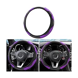 Car Steering Wheel Cover, Universal Microfiber PU
