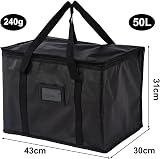 JOYVOX Large Food Delivery Bag Insulated Thermal Bag for Hot Cold Foods view 2