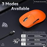 ATTACK SHARK X3 49g SuperLight Mouse PixArt PAW3395 26000 DPI BT/2.4G/Wired view 4