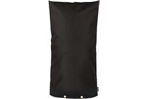 ANGOONI Upgraded Backflow Preventer Cover Aluminum Foil (5℉) - 18" W x 34" H Industrial 600D Winter Sprinkler Valve Covers for Outside, Anti-UV Winter-Freeze Water Well Pump Cover, Black