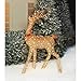 CHRISTMAS BUCK DOE SCULPTURE SET PRE LIT REINDEER DEER LIGHT OUTDOOR YARD DECOR