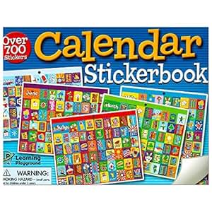 Amazon.com: Calendar Stickers For Kids ~ Over 700 Stickers (Reward ...
