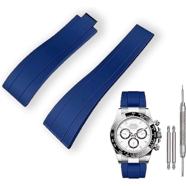 Ewatchparts 20MM LEATHER WATCH STRAP COMPATIBLE WITH ROLEX DAYTONA