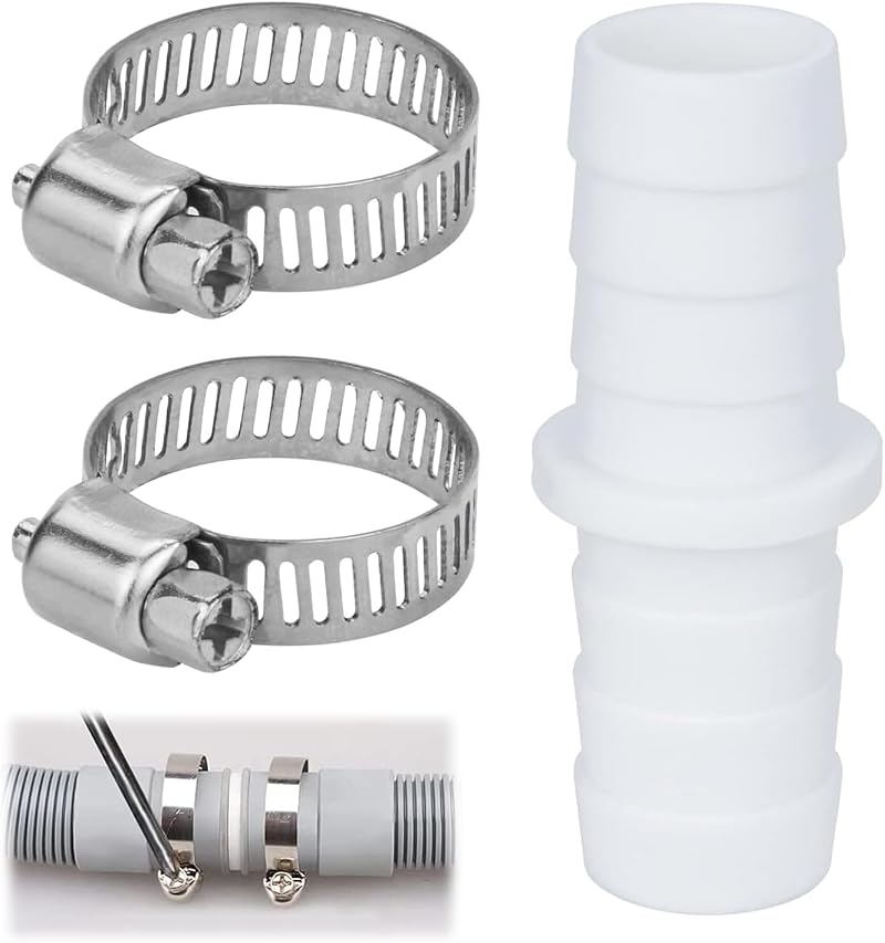 BRITECO Washing Machine Waste Pipe Connector 110810 Leak-Proof Hose Joiner