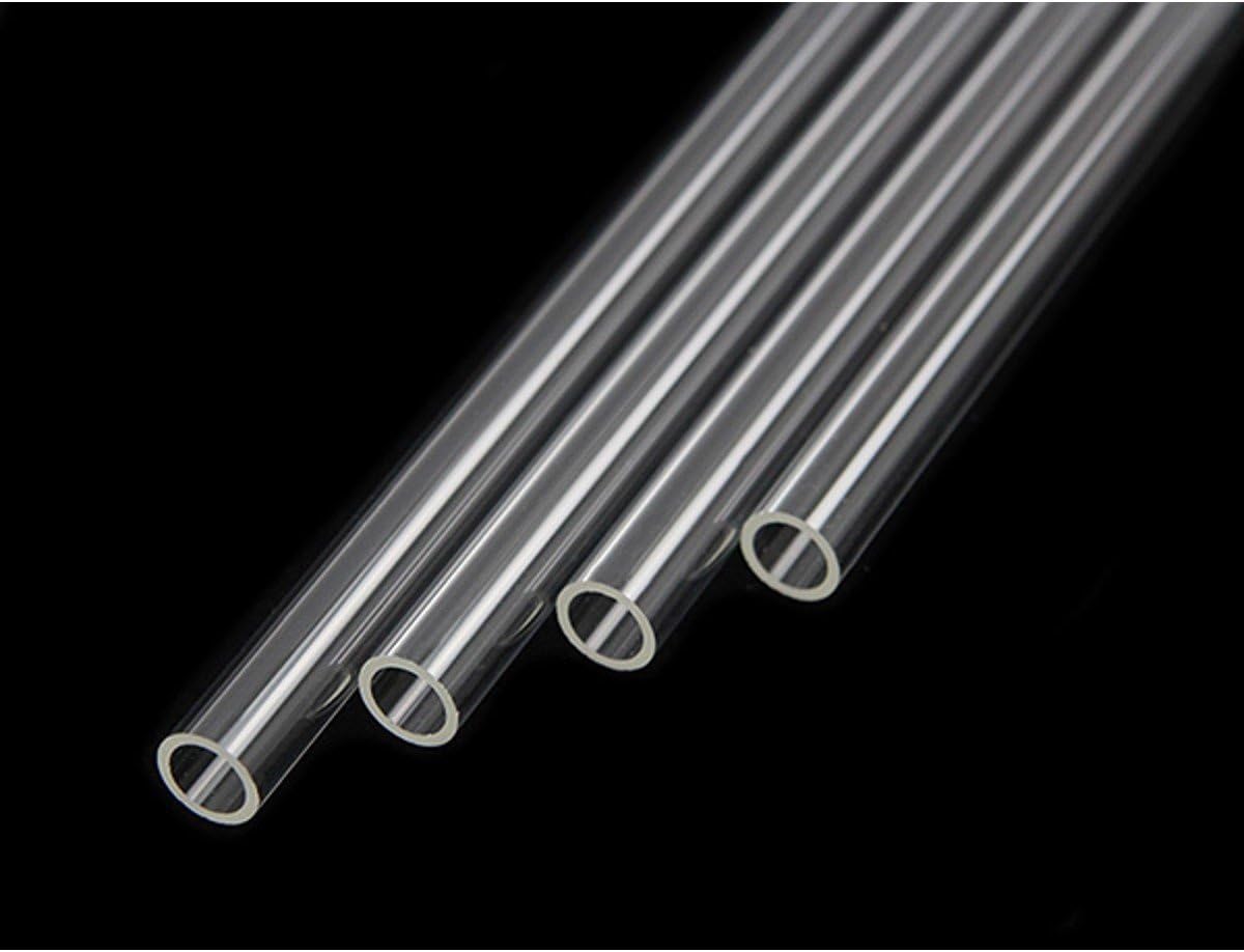Monsoon ATH-1258-4-CL Hardline Acrylic Tube 1/2 X 5/8 (16mm) 4 Pack - Clear - 4x24 - (>)
