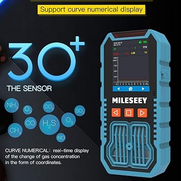 Detector de gas Detector de gas en el hogar 4 en 1 ...