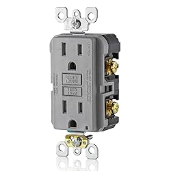 Leviton GFCI Outlet, 15 Amp, Self
