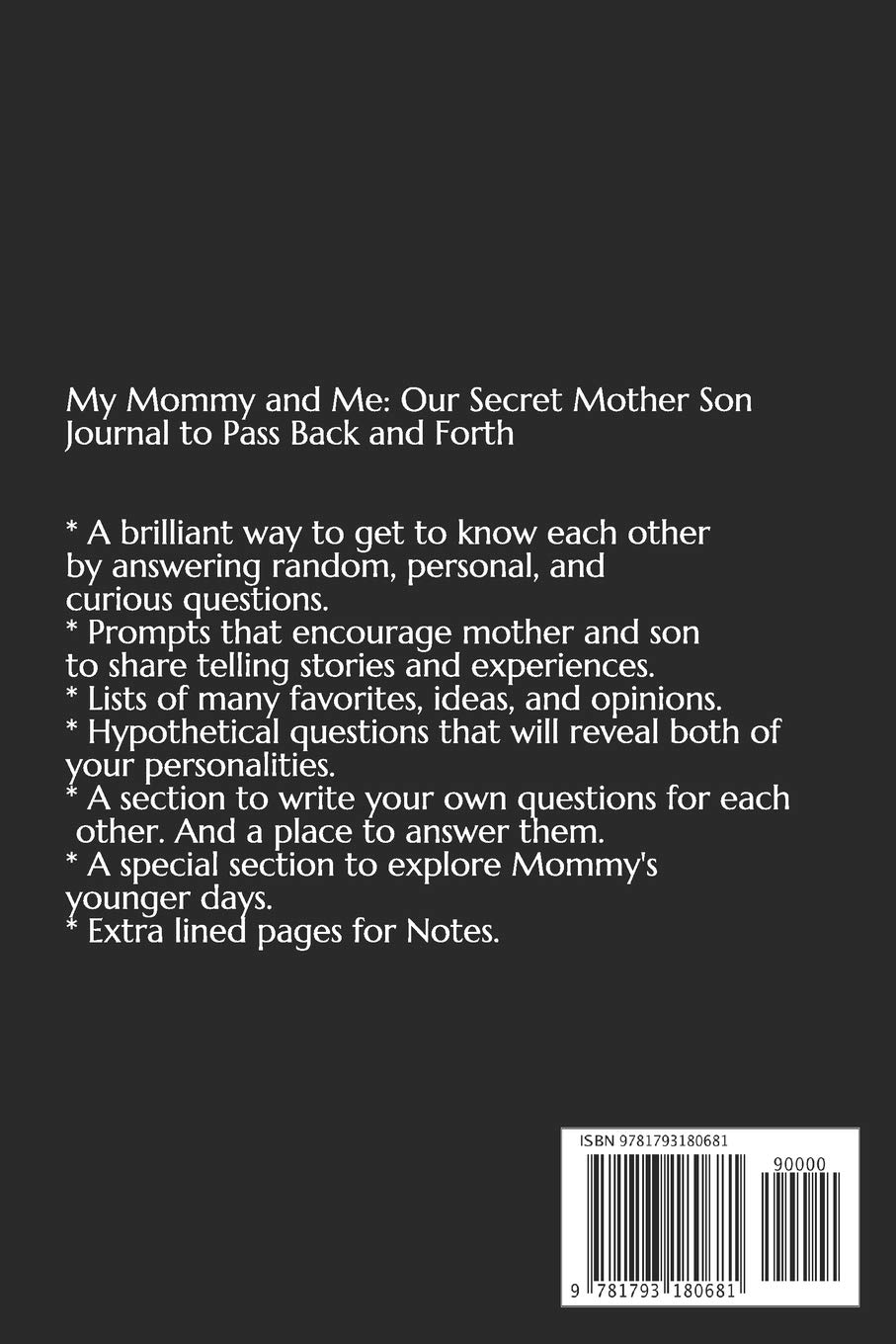 My Mommy And Me Our Secret Mother Son Journal Pass Back And Forth