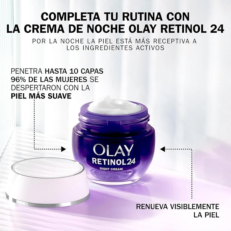Olay vitamin c + aha 24 creme hidratante, gel creme de dia para um tom de pele visivelmente mais brilhante e uniforme 50 ml