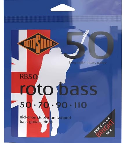Amazon.com: Rotosound RS66LE Swing Bass 66 Stainless Steel Bass