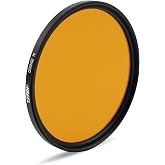 Tiffen 82mm 16 Filter (Orange) | 82mm #16 Orange glass filter with single coating for contrast, telephotography and depth