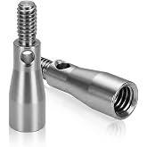 DIPEAK 2 Pcs Interchangeable Tip Adapter Replacement, L Tip to S Cable, for ChiaoGoo Circular Knitting Needles