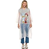 Disney Minnie Mouse Mickey Mouse Pluto Daisy Duck Rain Poncho Hoodie Unisex Adult