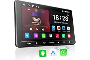 ATOTO A5L 10.1inch Android Double Din Car Stereo, Wireless CarPlay&Android Auto, WiFi/USB/Bluetooth Tethering, Touchscreen in