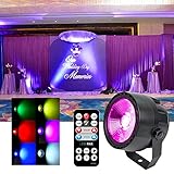 Stage Par Lights- KOOT Sound Activated DJ Dance Floor Lights by Remote and DMX Control,36 Leds RGB Lights for Wedding Church Party Birthday Disco Show