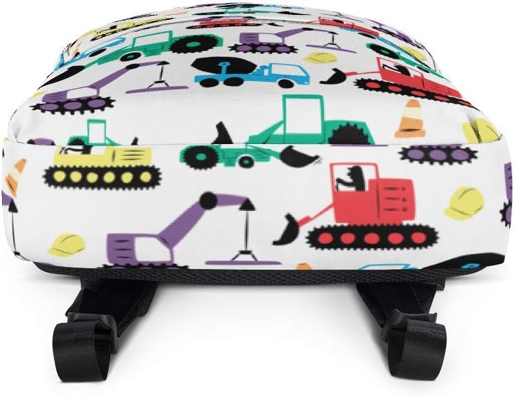 tiddlers & nippers Kids Backpack, Diggers & Lorries - Image 3