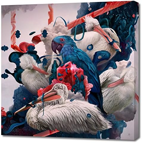 Curioos S_CA00152248_GW "Pelic" Canvas Print, Small