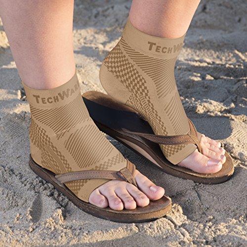 TechWare Pro Ankle Brace Compression Sleeve Relieves Achilles