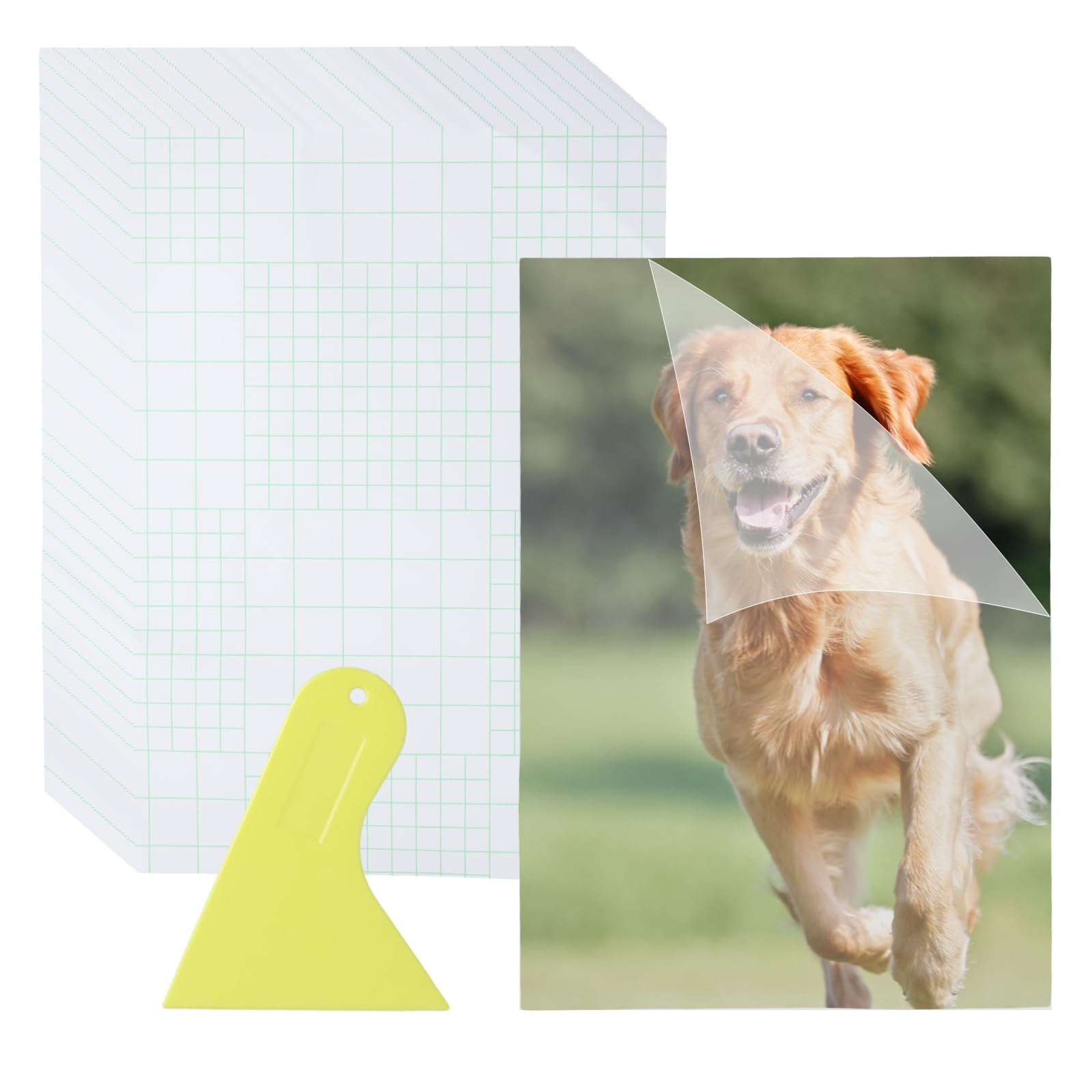 50 Pages Self Laminating Pouches, Transparent Laminating Pouches, Laminating Sheets Waterproof, Laminator Pouches A4, Self Sealing Laminating Pouches for Protecting Documents, Photos, etc