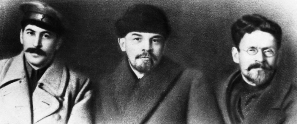 Vladimir Lenin (1870-1924) Nvladimir Ilich Ulyanov Known As Lenin Russian Communist Leader From Left
