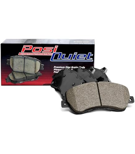 AM Autoparts Posi Ceramic Disc Brake Pad Set Front & Rear For BMW 5, 6, 7 Series (2002-2013)