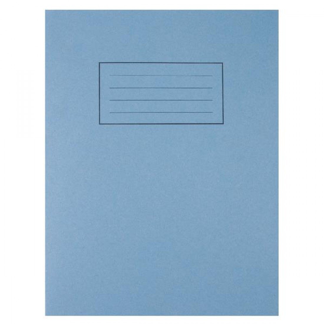 Silvine EX106-9x7 Exercise Book 7mm Square Blue PK10