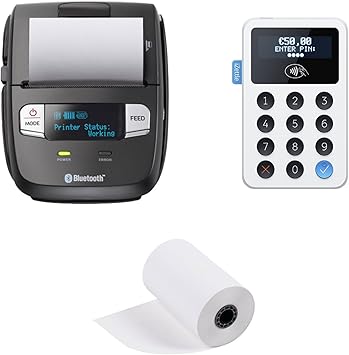 mobile card reader with printer