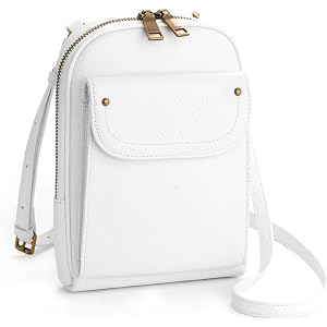 befen Genuine Leather Crossbody Bags for Women, Small RFID Phone Purse | Retro Cell Phone Purse with Card Slots and Crossbody