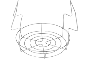 MUNEFE Steam Basket, Stainless Steel Cannin Rack, Foldable Handles Rack, for Cannin Plies i Scaldin