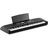 Yamaha DGX-670B 88-Key Weighted Digital Piano, Black | Sustain Foot Switch Included, Music Rest Included, Furniture Stand Sold Separately