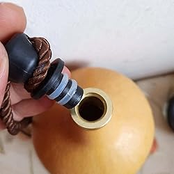 Fenteer Dried Gourd Water Bottle, Portable Water