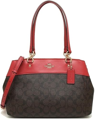 coach black bag with red lining