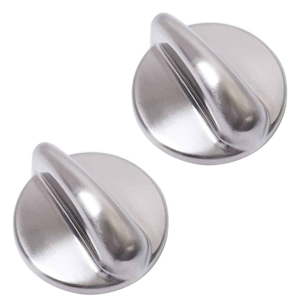 Wb03k10303 Range Surface Burner Knob For Ge Stainless Steel