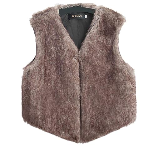 Faux Pelz Weste Mäntel Damen Pelzmantel Felljacke Jacke warme Plüschmantel lose Teddyfell Parka Elegant Luxus Kunstpelz Faux 