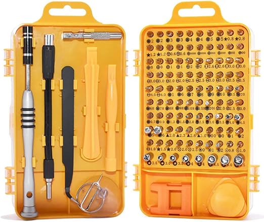 110 En 1 Mini Set Tournevis Precision Kit Tools Petit Boite Tournevis Torx Informatique Demontage Pc Portable Pour Iphone Reparation Lunettes Bricolage Montre Smartphone Amazon Fr Bricolage