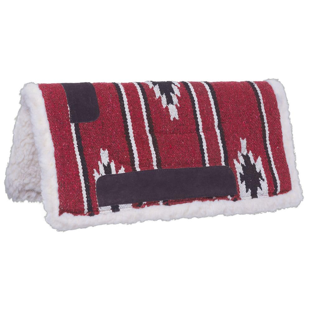 Tough 1 Miniature Sierra Saddle Pad, Red/black/Cream โ image 1