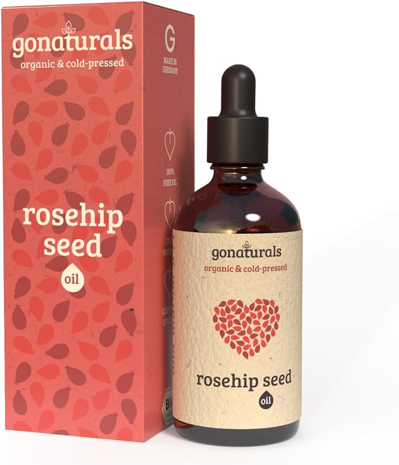 Cold Pressed Rosehip Oil Face & Body 100ml - Scars Acne Moisturizer