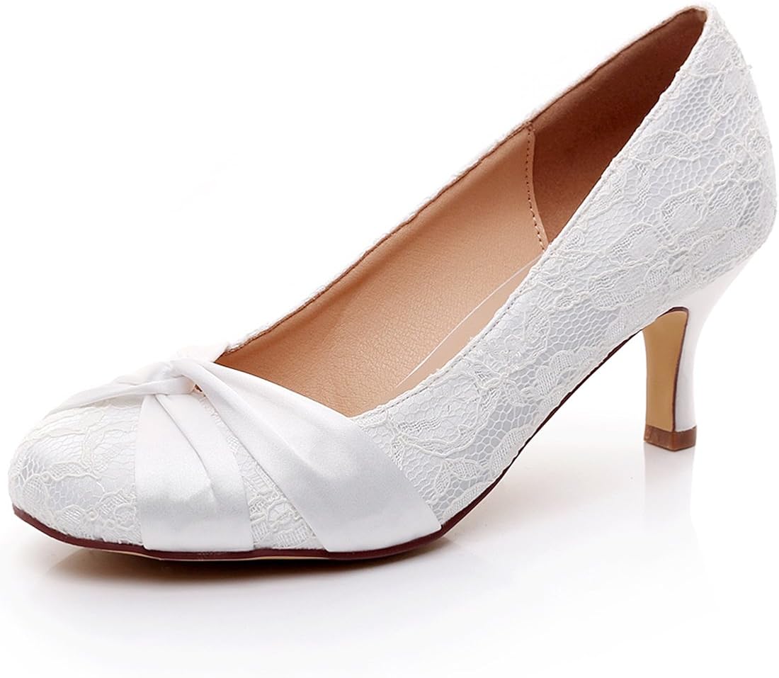 2 inch wedding shoes