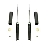 TRQ Rear Shock Absorber Set Compatible with