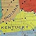 Kappa HJ84345 United States Wall Map USA Poster, Home/School/Office