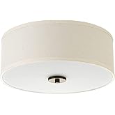 Progress Lighting P3713-20 Inspire Two-Light Flush Mount, Antique Bronze, 5.50x13.00x13.00