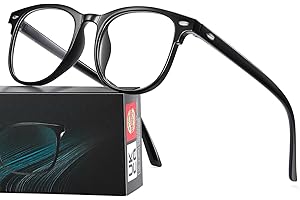 Okany Blue Light Blocking Glasses for Women Men Woman Black Computer Screen Filter Gaming Glasses Womens Mens 99.9% Blue Light Blocker Round Fashion Eye Glasses