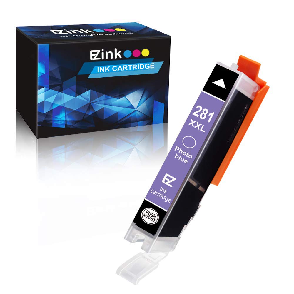E-Z InkCompatible Ink Cartridge Replacement for Canon CLI-281XXL CLI 281 XXL to use with PIXMA TS8120 TS9120 (Photo Blue, 1 Pack)