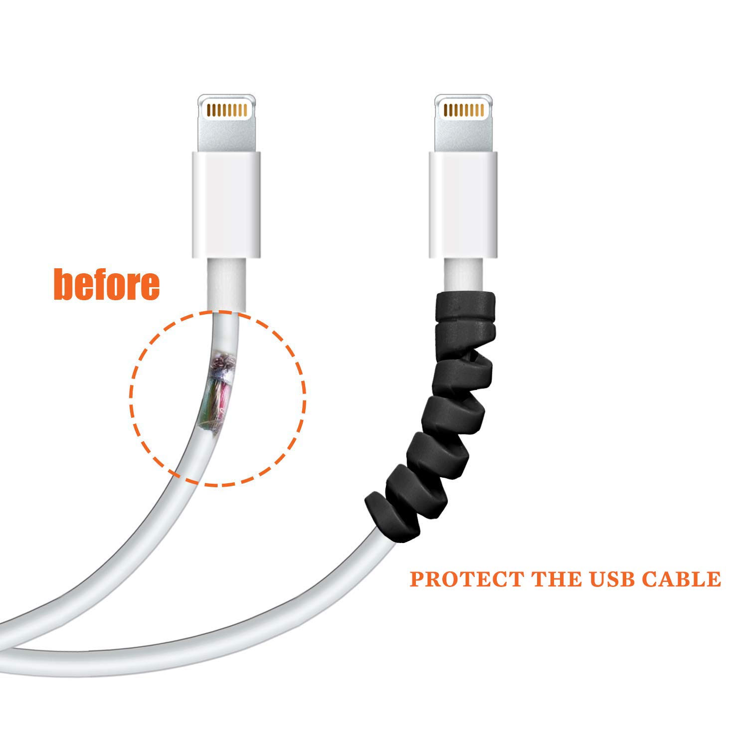 OrgaWise Accessories Bag Cable Case Electronics Organiser, Travel Cable Organisers for Carry Power Bank, Camera, and Memory Card Extra Send 2 pcs Data protect sets