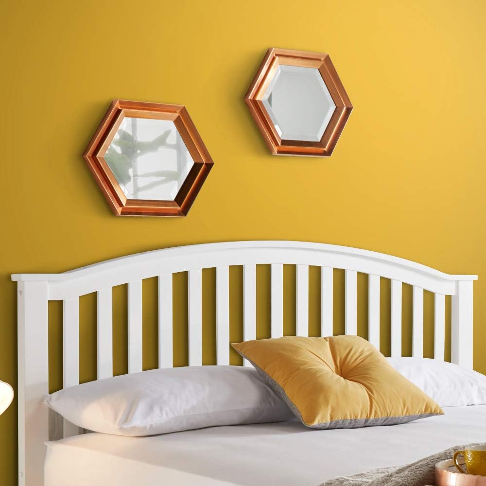 4ft Small Double White Wooden Ottoman Bed 120 x 190 cm Frame Only Happy Beds Grayson Storage Bed