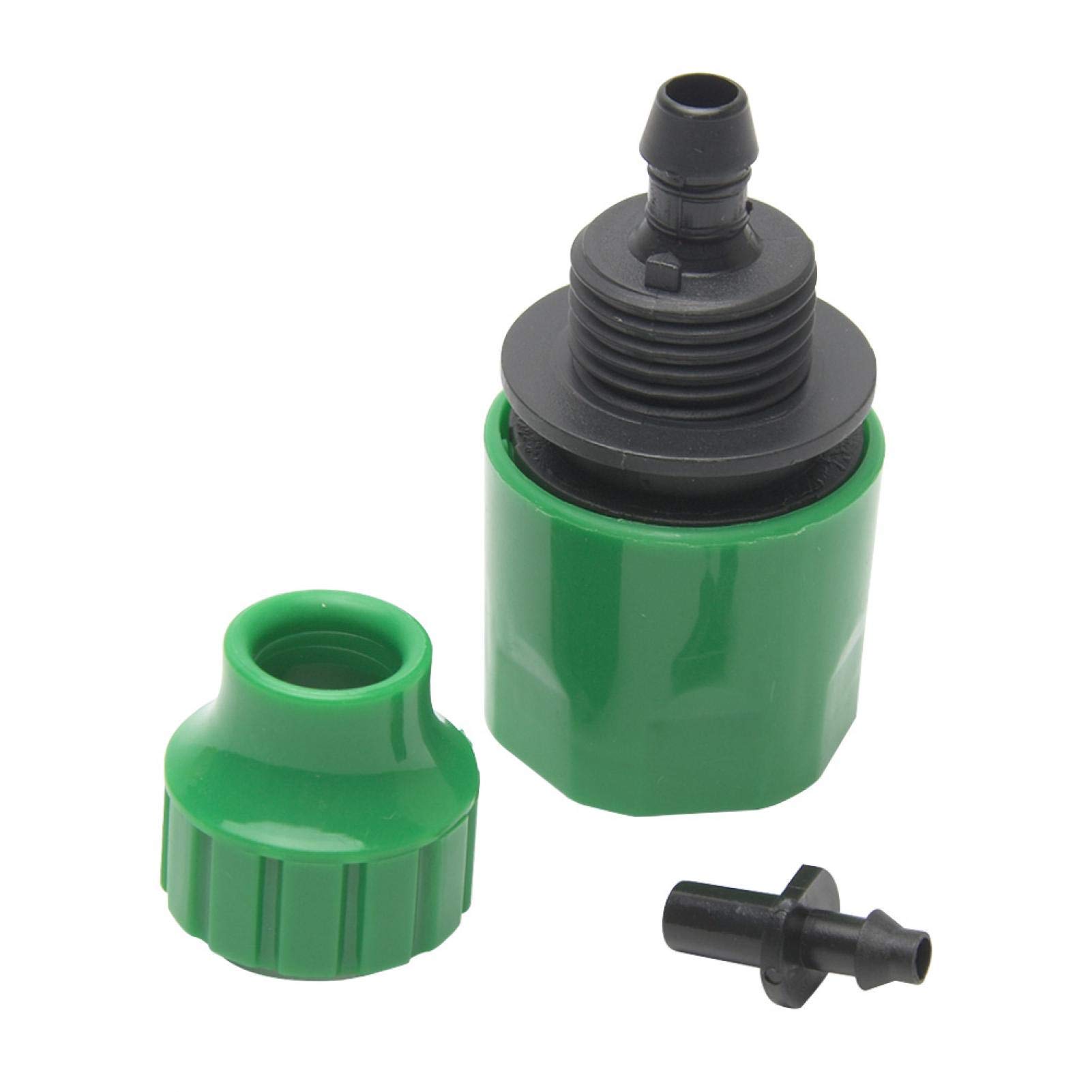 GeKLok Garden Water Hose Quick Connector Fitting Garden Micro Irrigation Adapter Connector Water Hose Quick Connector(Green)