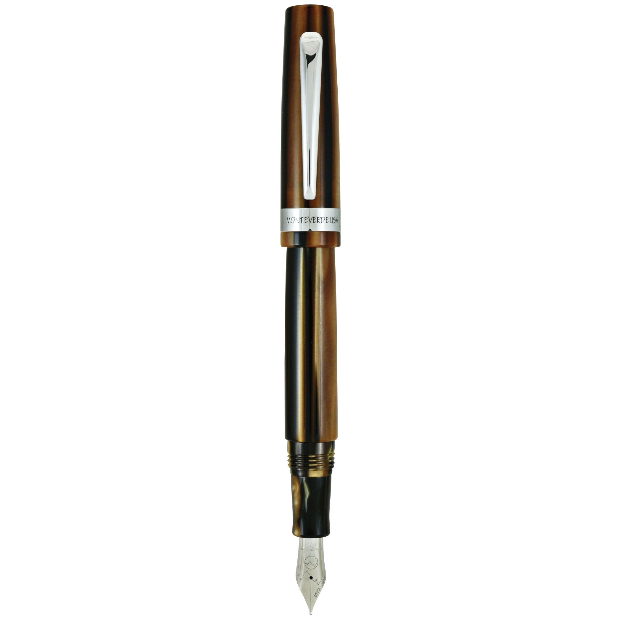 Monteverde "M Giant Sequoia Fountain Pen - Brown, MV32263